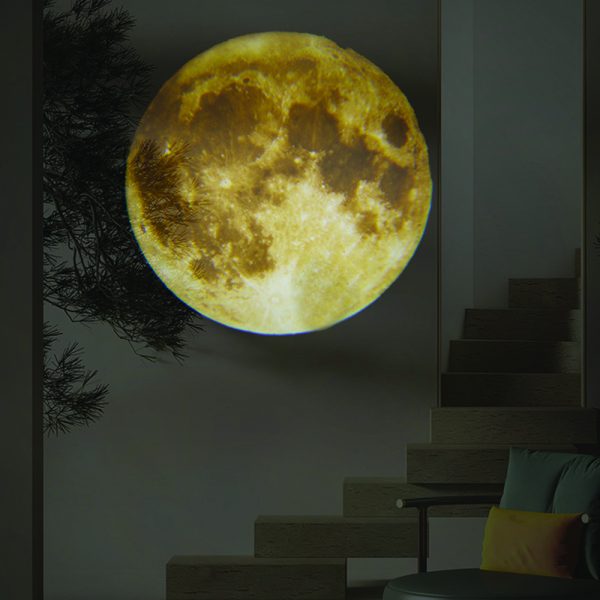 USB Charging Atmosphere Earth and Moon Projection Light_9