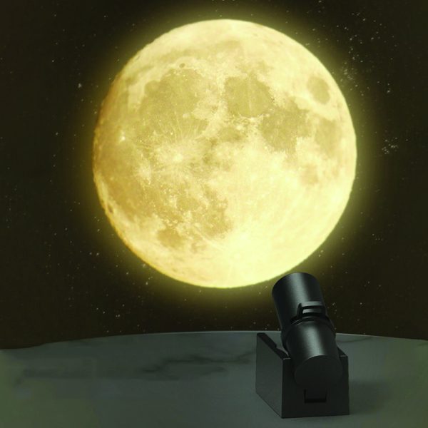 USB Charging Atmosphere Earth and Moon Projection Light_8