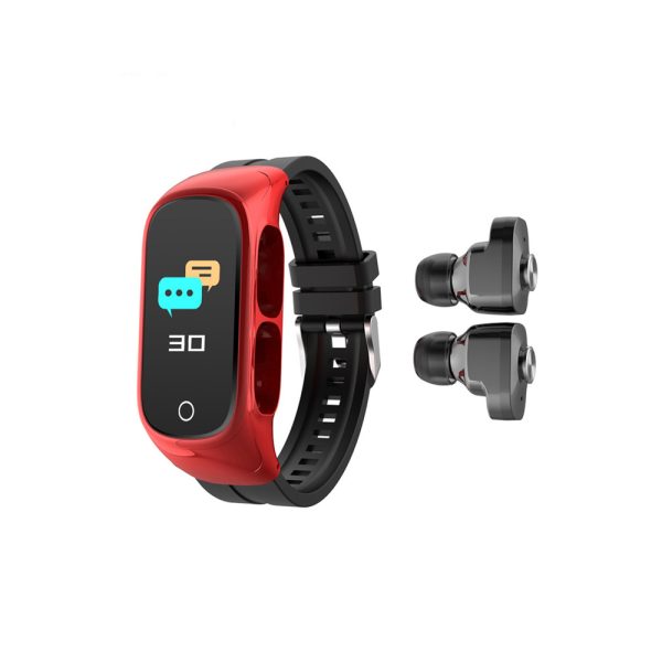 2-in-1 Smartwatch Activity Tracker with BT Headphones Rechargeable_2