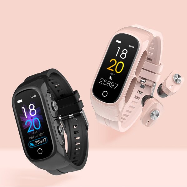 2-in-1 Smartwatch Activity Tracker with BT Headphones Rechargeable_4