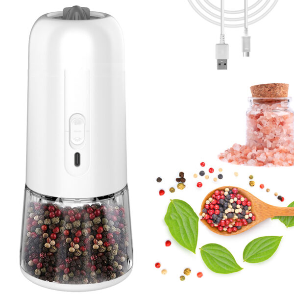 Automatic Salt and Pepper Electric Grinder -USB Rechargeable_5