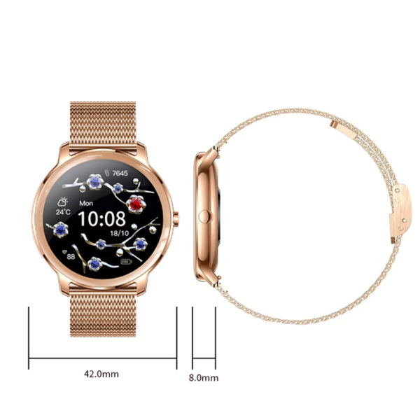 Full Touch Color Screen Smart Watch Magnetic Charging_4
