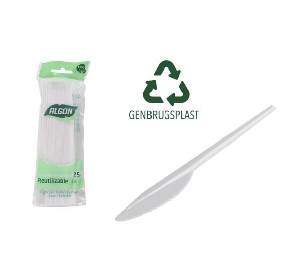 Plast knive - 25 stk.