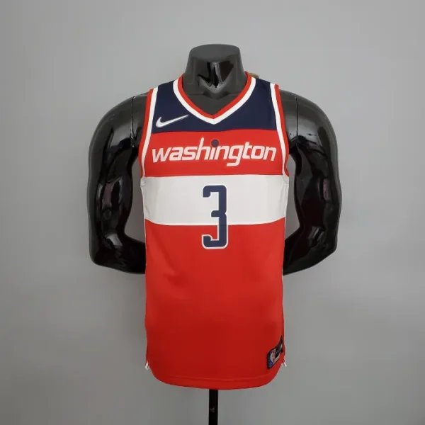 Bradley Beal Washington Wizards 75th Anniversary Swingman Jersey Red White and Blue