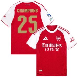 Arsenal UWCL Champions Home Player Jersey 25/26