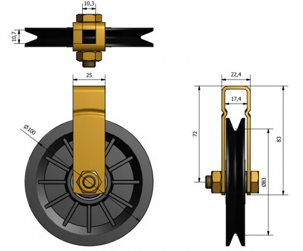 schijf100mm_tekening