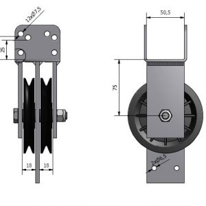 rolstel 100 mm dubbel