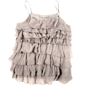 Ambre Babzoe Silk Ruffles Top