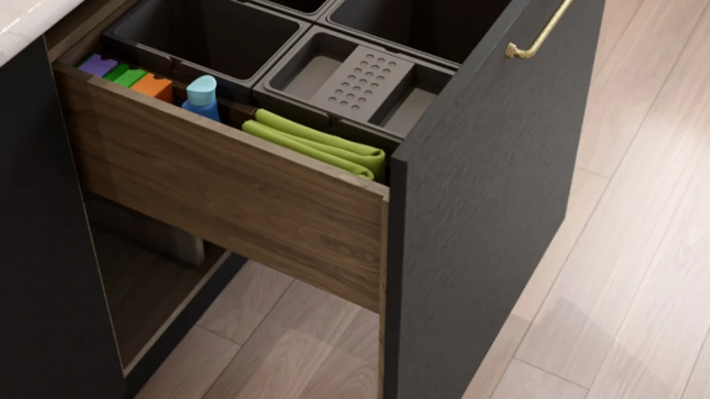 Integrated Kitchen Bin Options