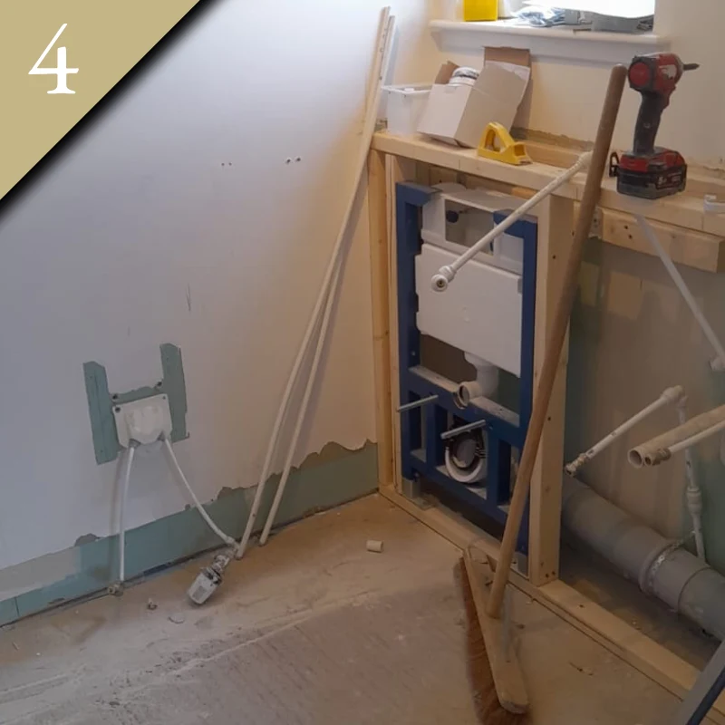 The installation bathrooms
