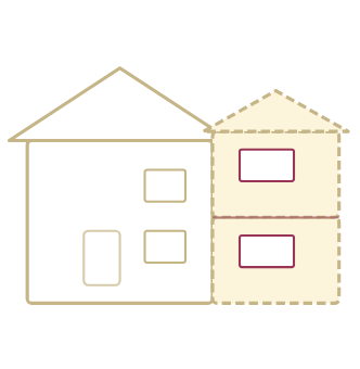 Double Storey Extension Icon