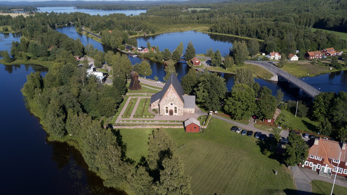 Torsångs kajakcenter drönarbild