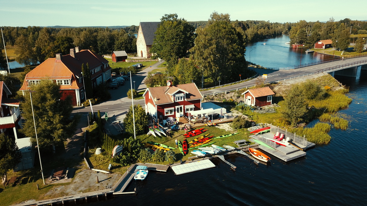 Torsångs kajakcenter drönarbild