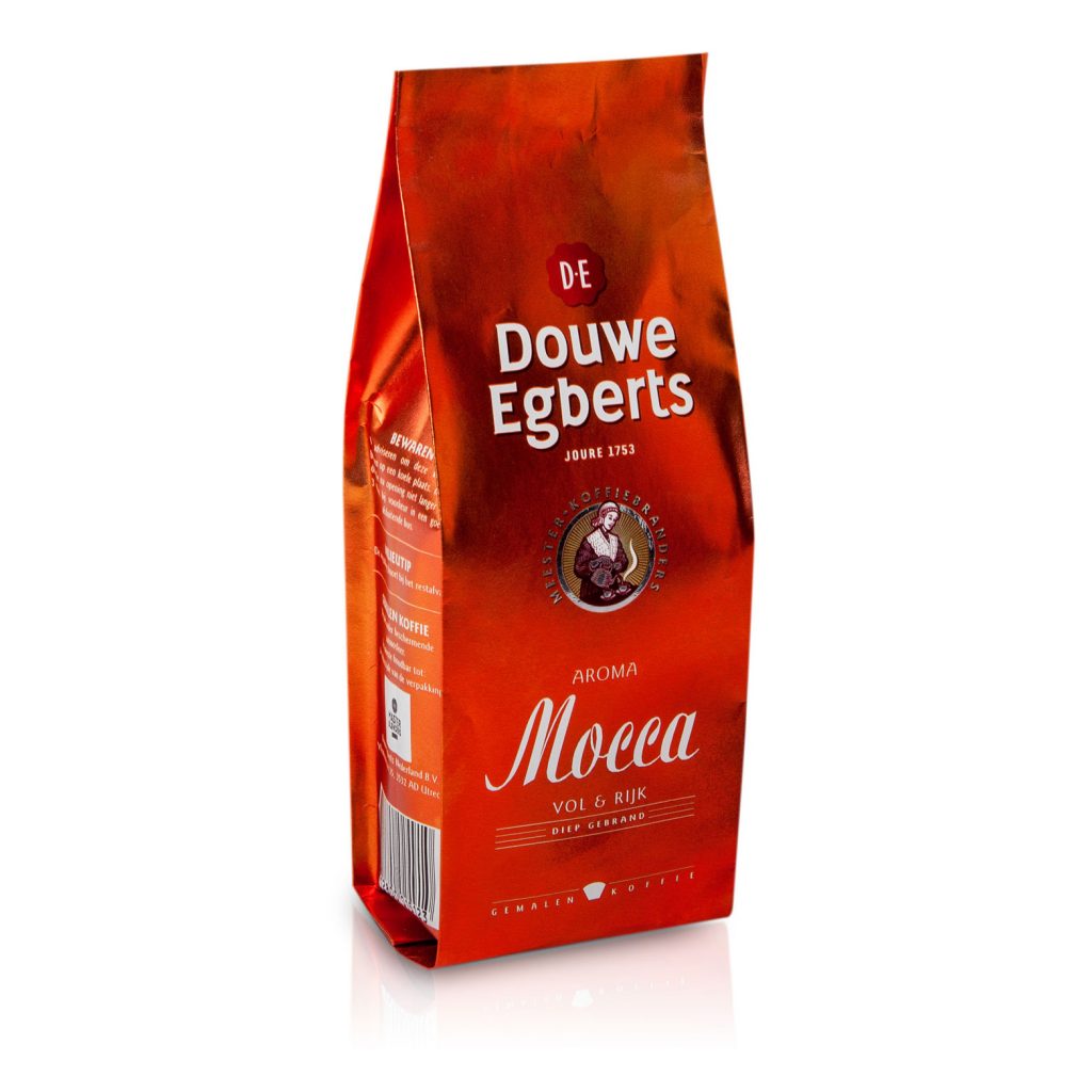 pouch mockup dummy packaging douwe egberts mocca amsterdam