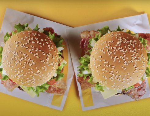 emballage factice McDonalds Pays-Bas Europe