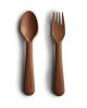 Mushie Fork & Spoon - Caramel
