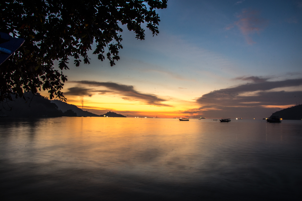 Sunset at Bungus Beach, Padang, West Sumatra