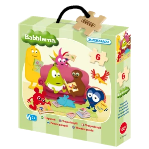 Träpussel 6 Bit Babblarna