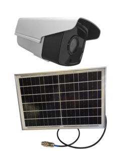Solcellenhet och kamera