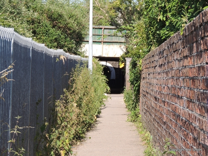 A short detour through the Subway to find the old entrance to the sheds on the right - memories......