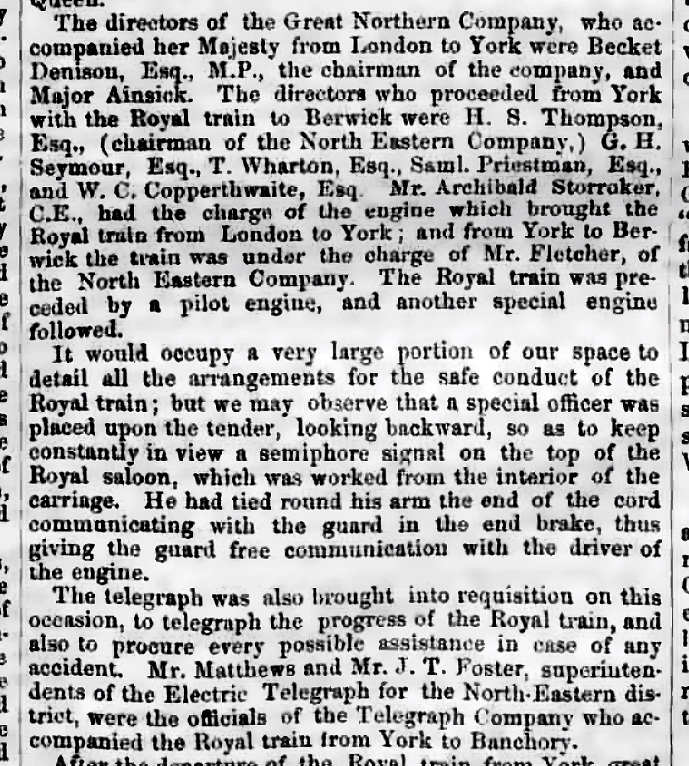 The Yorkshire Gazette 8th September 1855, page 9 From The British Newspaper Archive Image © THE BRITISH LIBRARY BOARD. ALL RIGHTS RESERVED.