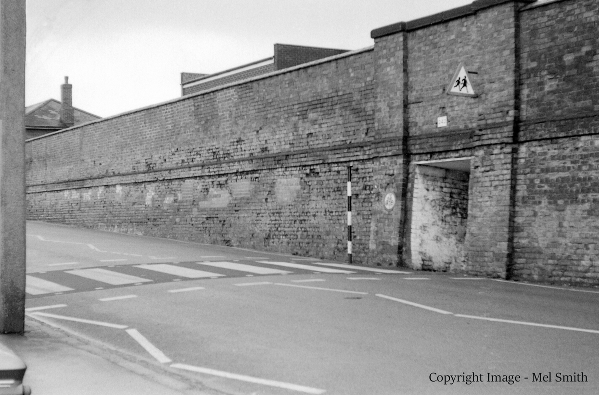 Another view of the subway leading to the engine shed and staff canteen. Note the missing beacon on the crossing! Copyright Image - Mel Smith