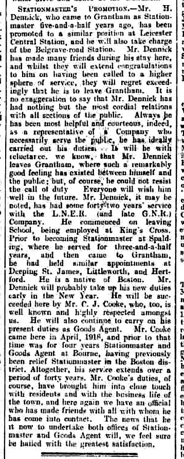 From The Grantham Journal of 6th December 1930. From The British Newspaper Archive?Opens in a new window Image © THE BRITISH LIBRARY BOARD. ALL RIGHTS RESERVED.