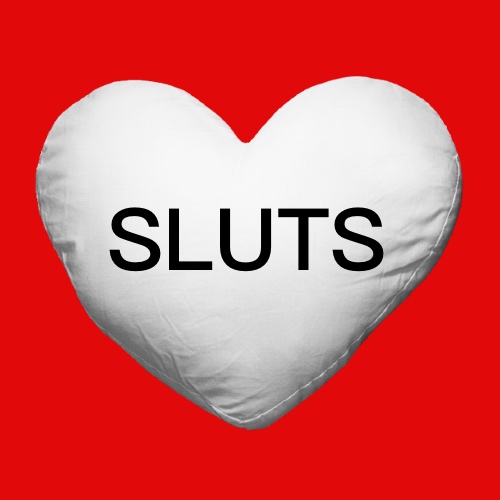 SLUTS #2 HEART CUSHION