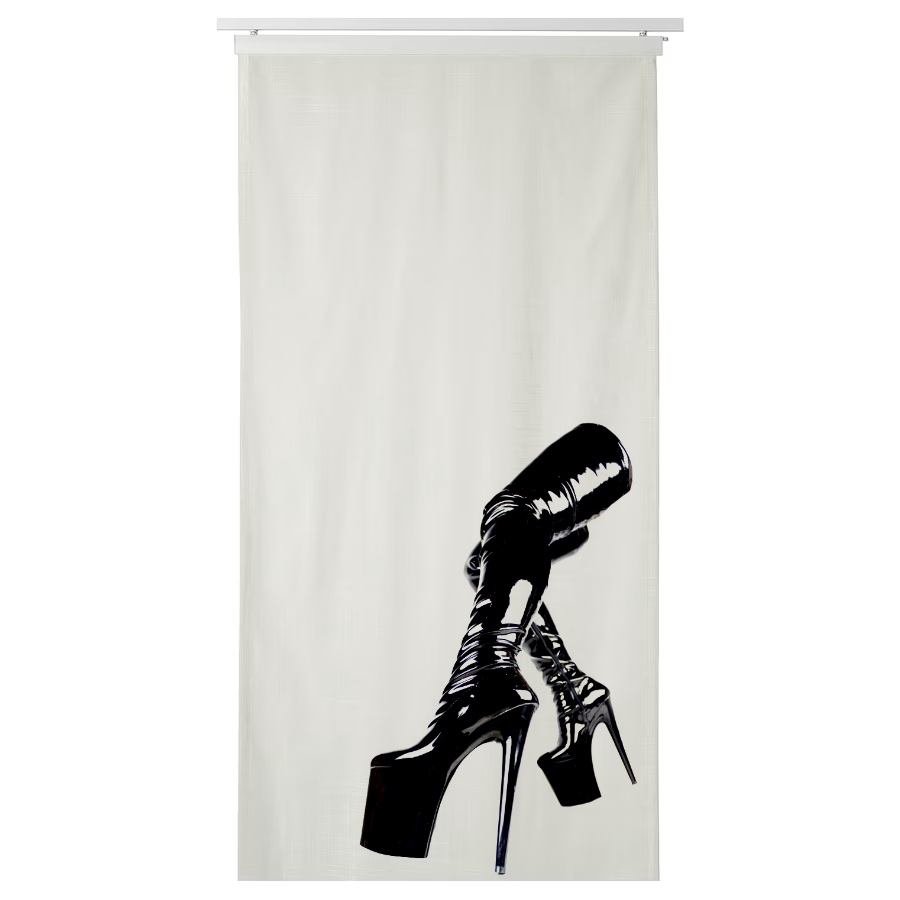 BAD BAD BOOTS CURTAIN W1m x L2m