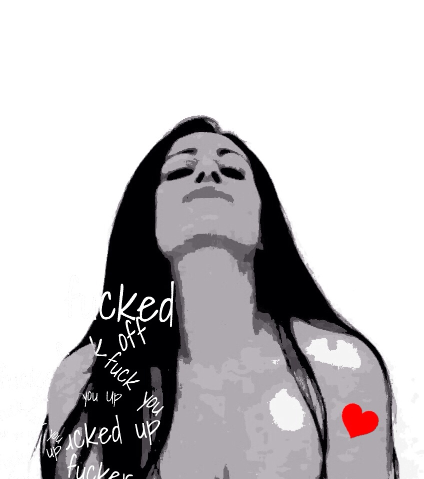 FUCKED UP IN BED POSTER PRINT 60cm x 60cm