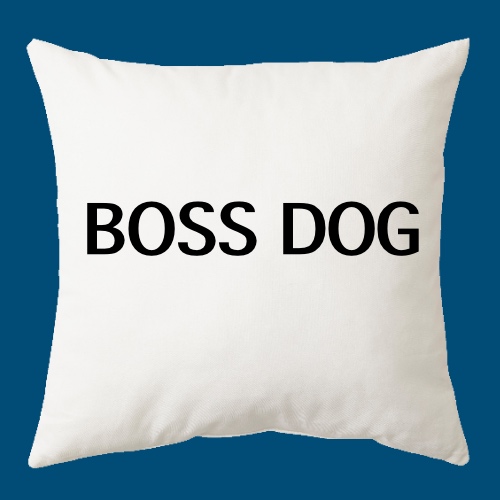 BOSS DOG SQUARE CUSHION