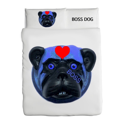 BOSS DOG BEDDING SET Double