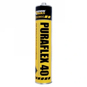 Everbuild Sealant Polyurethane Adhesive Black C3