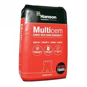 Hanson Multicem Cement Plastic Bag 25kg