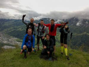 Trail running group Chamonix May 2016