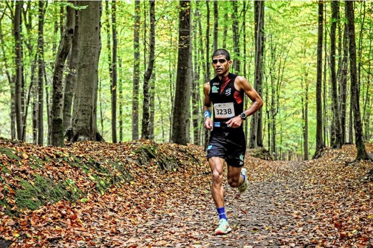 Lopen in het Brussels Zoniënwoud in oktober en in april