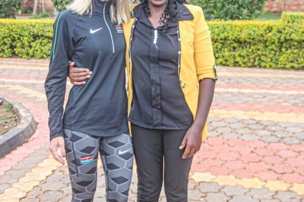 Meeting Sylvia Kibet in Iten