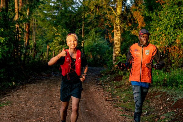 Easy run in Songore Forest