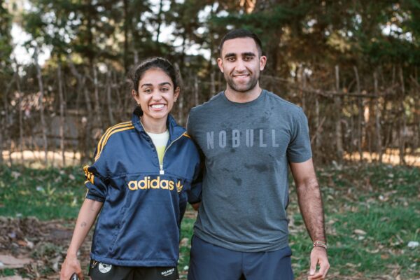 Savannah and Syan after their run