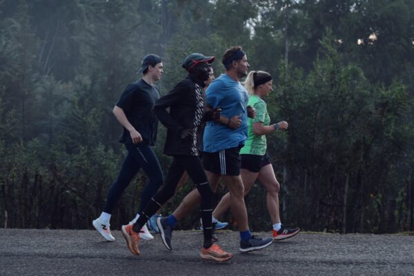 Easy road run in Iten