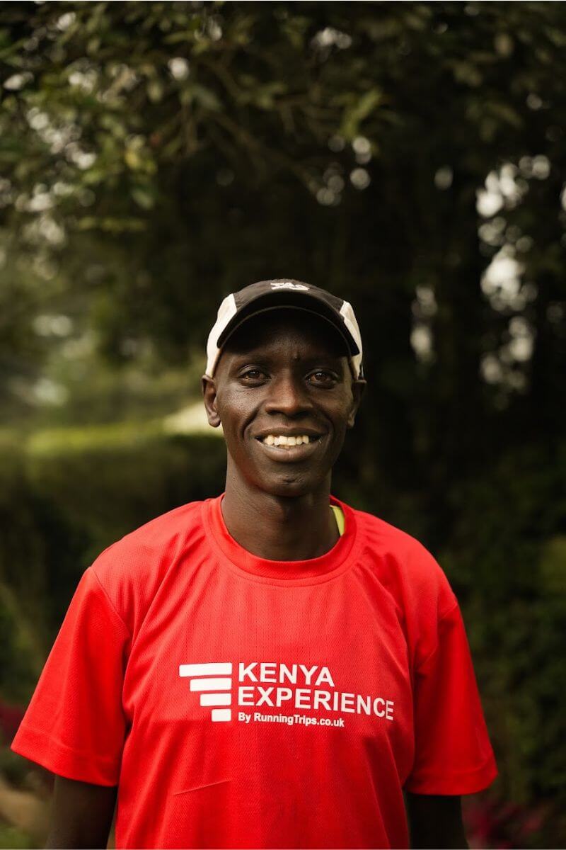 Emmanuel Kipruto, the Lead Run Guide at Kenya Experience Running Camps