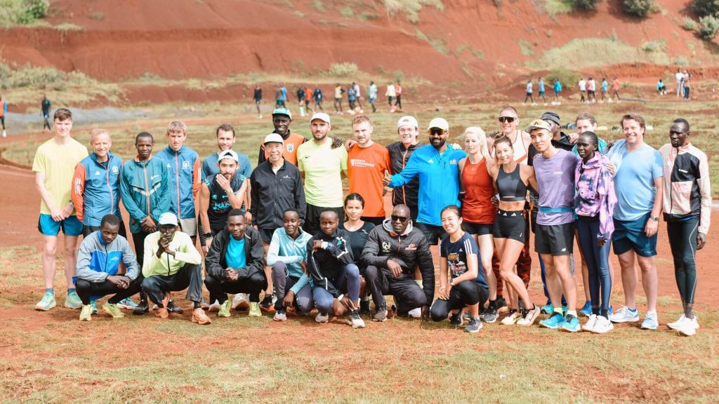 Group of Kenya Experience Runners together at Kamariny Track inIten