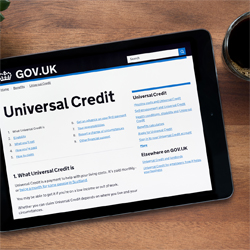 universal credit application