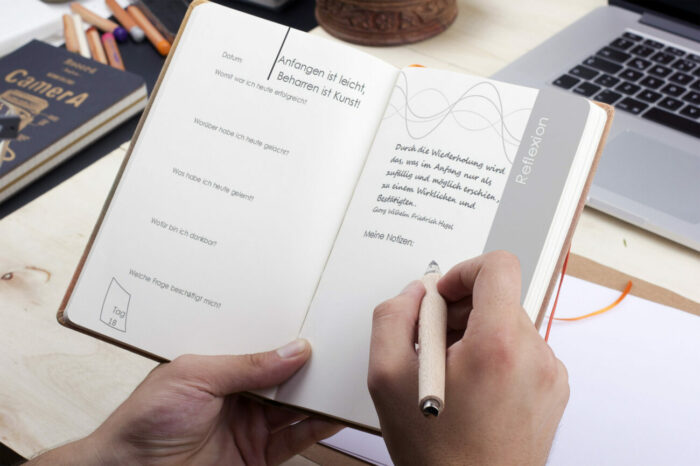 Notizbuch Raus aus alten Mustern Notizbuch Raus aus alten Mustern
