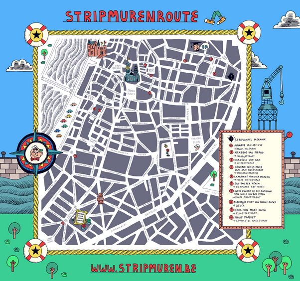 plan stripmuren route 