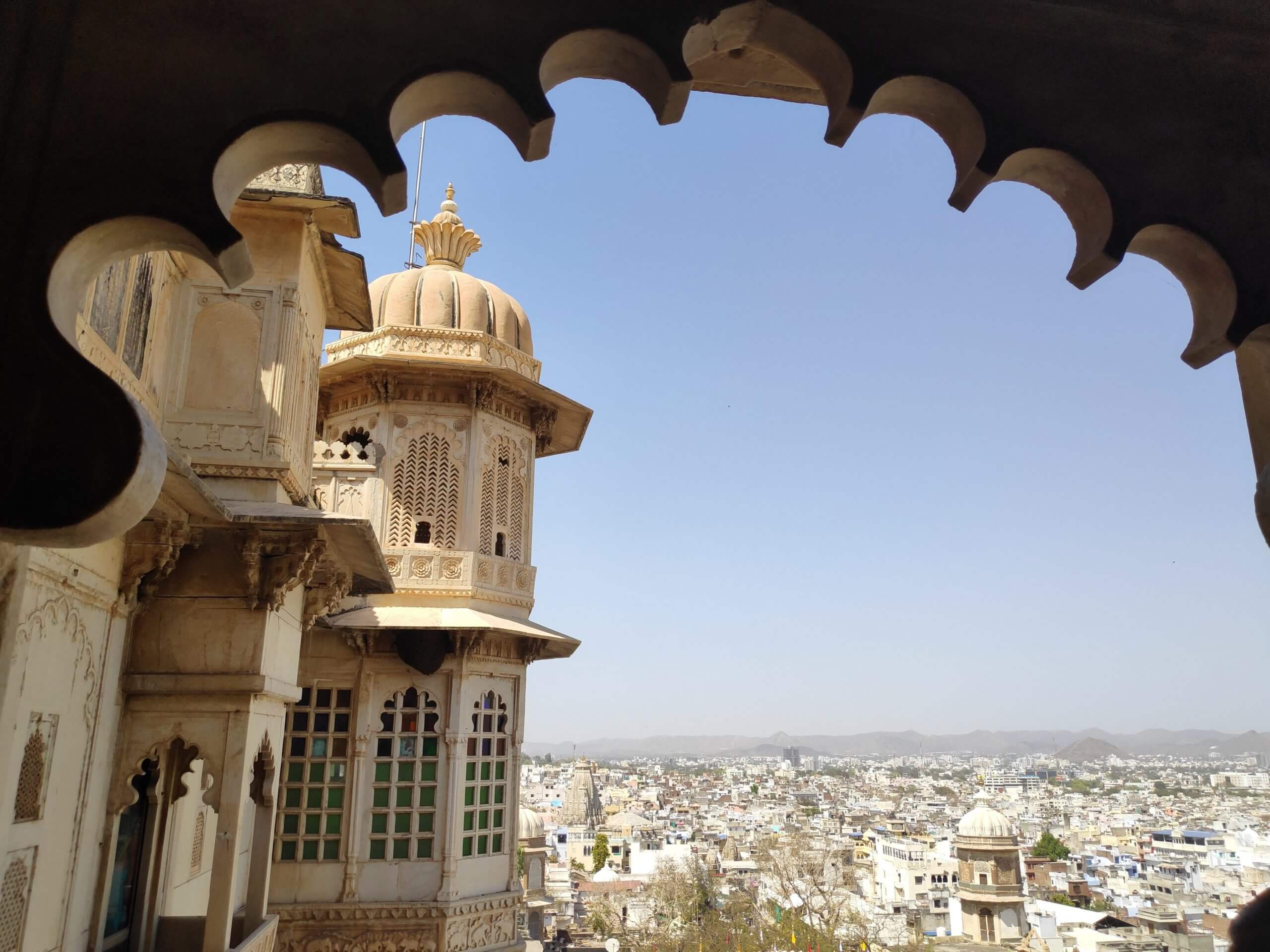 View from Udaipur City Palace