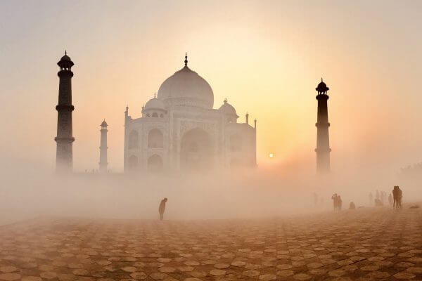 Taj Mahal in the morning