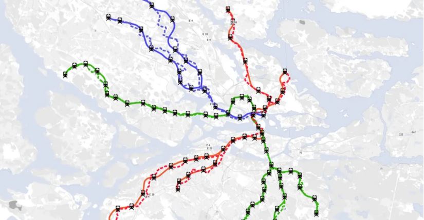 Läs mer om artikeln Ny cykelkarta följer tunnelbanelinjer