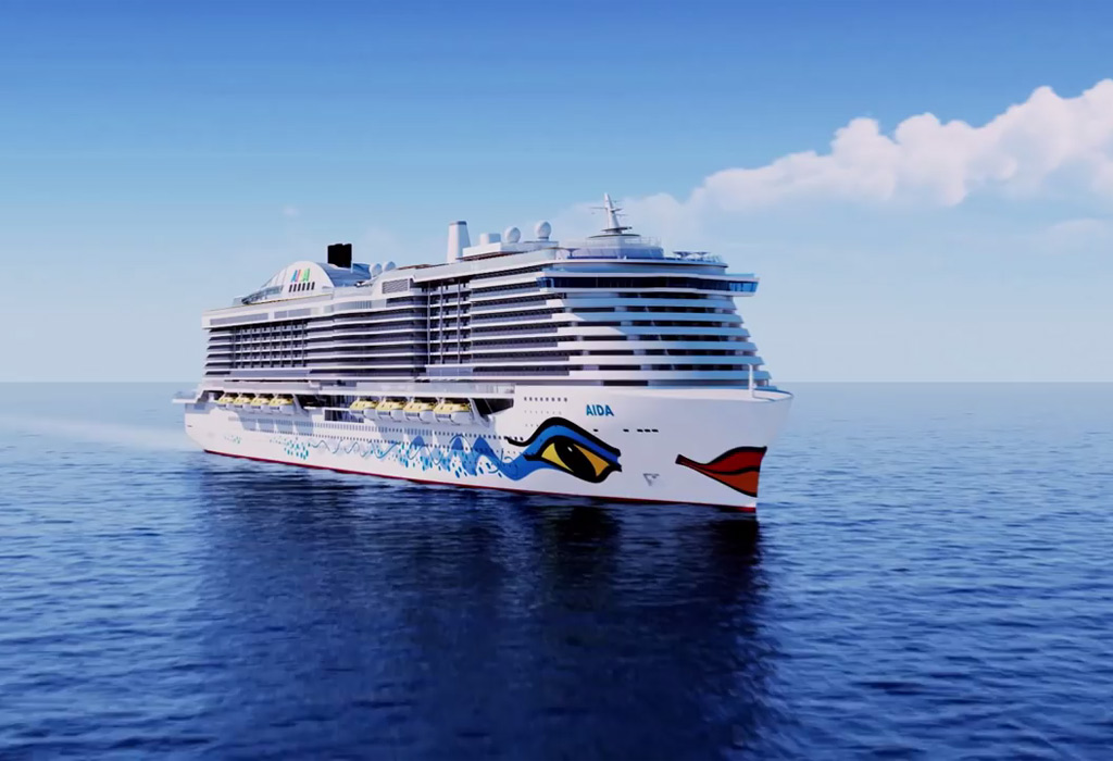 Her er Europas reneste krydstogtskib – tyske AIDAnova. (Foto: Aida Cruises)
