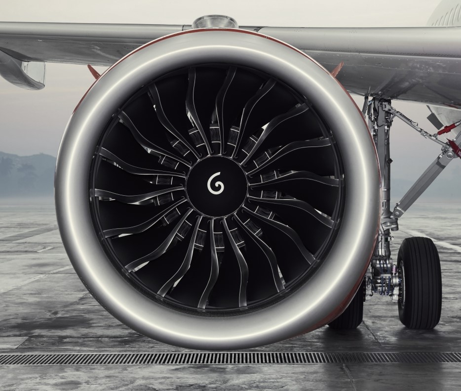Alle jetmotorer i SAS’ fly er forberedt på at køre på 50 pct. bio-brændstof. (Foto: SAS)